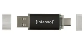 INTENSO Twist Line 512GB antracitová / USB flash disk / 2 ks / USB-A + USB-C / USB 3.2 Gen 1 / 70 MB/s (3539493)