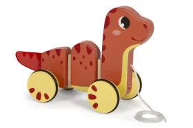 Small Foot Drevená ťahacia hračka Dino