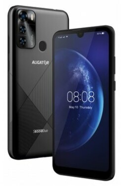 Aligator S6550 Duo 3+12GB čierna / EU distribúcia / 6.3 / 128GB / Android 12 (AS6550BK)