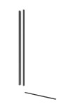 Sprchová zástena Walk-in 110 cm SAT vo farbe profilu PVD Gun metal SATBWI110PRGM SATBWI110PRGM