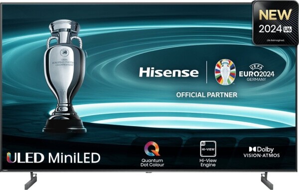 Hisense Hisense 55U6NQ, QLED TV - 55 - black/dark grey, UltraHD/4K, triple tuner, Mini LED