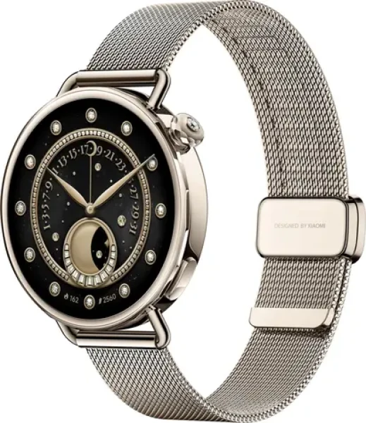 XIAOMI Watch S4 41mm Sunset Gold, Milanese opasok / Chytré hodinky / 1.43 "AMOLED / 466x466 / 5ATM / Bluetooth / GPS (BHR07VWGL)