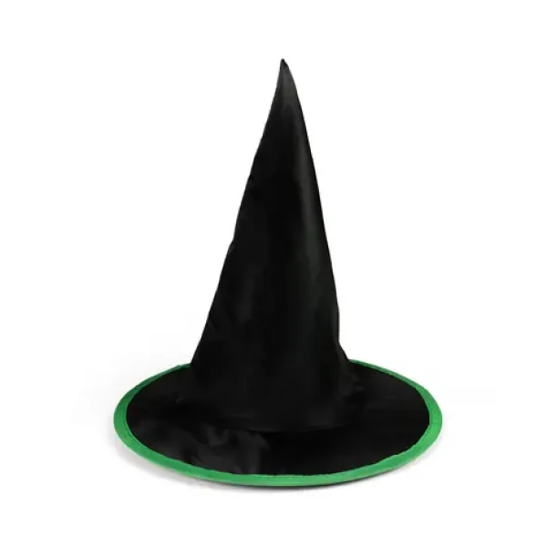 Rappa Detský klobúk čierno-zelený čarodejnice/Halloween