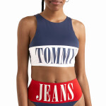 Dámsky plavkový top UW0UW04080-C87 - Tommy Hilfiger M