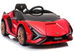 Mamido Detské elektrické auto Lamborghini Sian červené