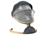 KikkaBoo Hojdacie lehátko elektrické Ashlee Dark Grey / Nosnosť do 9 kg (31005010071KB)
