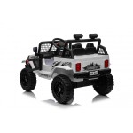Mamido Mamido Elektrické autíčko OFF ROAD EXTREME 4x4 biele 24V | 200W | 50 kg | EVA | LED | 2,4 Ghz | ECO koža