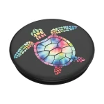 PopSockets 2 Psychedelic Turtle / Držiak telefónu / Skladacie madlo a stojan (805575)