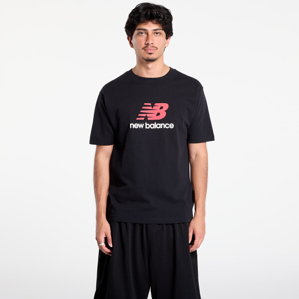 Tričko New Balance Athletics Logo T-Shirt Black Bk L