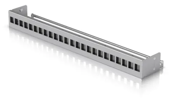 Ubiquiti UACC-Rack-Panel-Patch-Blank-24 sivý / Patch panel / 24 portov / neosadený / Keystone / 1U (UACC-Rack-Panel-Patch-Blank-24)