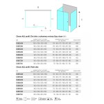 Mereo Sprchovací kút, Lima, obdĺžnik do priestoru U, zasúvací, 90x110x90 cm, chróm ALU, sklo Číre CK85623K