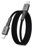 Tech-Protect Ultraboost DNA MagTwist sivá / Kábel USB-C - USB-C / PD 100W / 5A / 200 cm