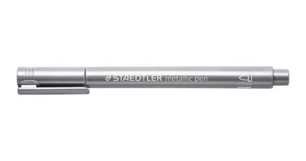 Staedtler Metallic strieborná / Popisovač / Okrúhly hrot / šírka stopy 1-2 mm (8323-81)