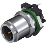 Weidmüller SAIE-M12S-4S-H5.5TL zabudovateľný zástrčkový konektor pre senzory - aktory, 2423330000, piny: 4, 10 ks; 2423330000