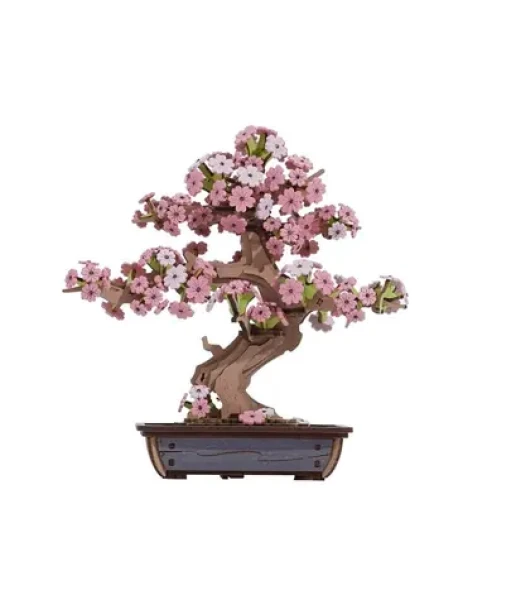 Robotime 3D drevená skladačka Bonsaj sakura