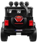 Mamido Elektrické autíčko Jeep Raptor 4x4 čierne s plameňmi