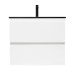 Kúpeľňová skrinka s umývadlom SAT B-Way 59x50x45 cm biela lesk BWAY260WU4B2B BWAY260WU4B2B