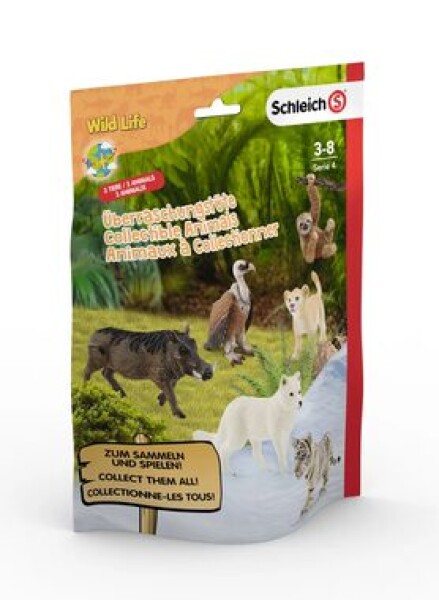 Schleich Wild Life Vrecko s prekvapením - africké zvieratká L/od 3 rokov