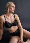 Dámske nohavičky Signature Sheer Maxi EX - BLACK - čierne 0004 - TRIUMPH BLACK 38