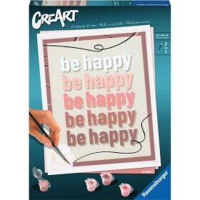 Ravensburger CreArt Buď šťastný: Be happy