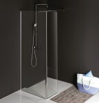 POLYSAN - MODULAR SHOWER prídavný panel na inštaláciu na stenu modulu 2, 1000 ľavý MS2B-100L
