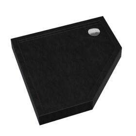 KERRA - Vanička päťboká Prato 90 (čierny, štruktúra) 5907548117441