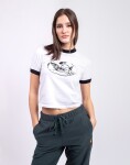 Carhartt WIP W' S/S Reminiscing Ringer T-Shirt White heavy stone wash M