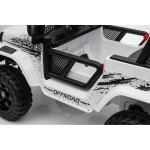 Mamido Mamido Elektrické autíčko OFF ROAD EXTREME 4x4 biele 24V | 200W | 50 kg | EVA | LED | 2,4 Ghz | ECO koža