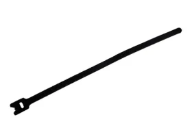 Velcro Sťahovacia páska 13 mm čierna / Sťahovacia páska / suchý zips / 20 cm / 25 ks (VEL-OW64302)