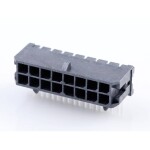 Molex vstavaná pinová lišta (štandardná) Počet pólov 16 Raster (rozteč): 3.00 mm 430451602 1 ks Tray; 430451602