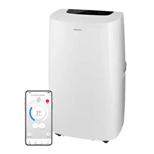 Sencor SAC MT1603C biela / mobilná klimatizácia / 1700W / 16000 BTU / chladenie / odvlhčovanie / ventilátor / SMART WiFi (8590669335701)