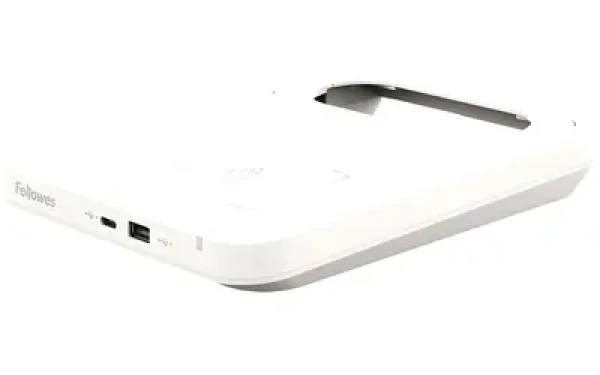 Fellowes USB hub s nabíjačkou pre TALLO a TALLO Modular biela / USB hub / Qi bezdrôtové nabíjanie / USB-A / USB-C (FELFERGARMTALMHUBBL)