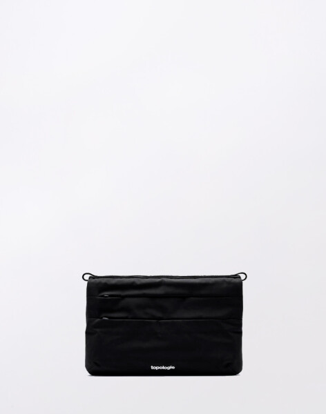 Topologie Flat Sacoche Small Black Tech Sateen