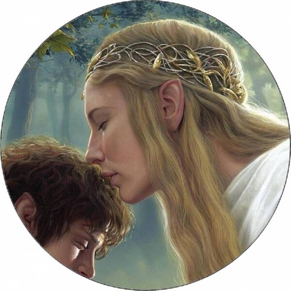 Jedlý papier Pán prstenov Frodo a víla 19,5 cm - Pictu Hap - Pictu Hap