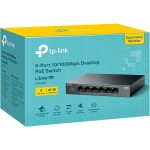 TP-LINK LS106LP / Switch / 1.2 Gbps / 6x LAN / PoE (LS106LP)