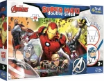 Trefl - Puzzle - Obojstranné puzzle Avengers SUPER MAXI