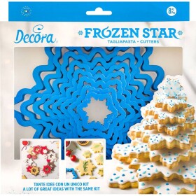 Vykrajovátka snehové vločky 8ks - Decora - Decora