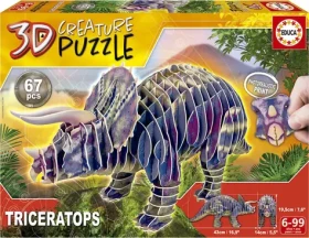Educa 3D puzzle Triceratops