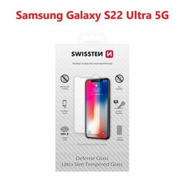 SWISSTEN Ochranné temperované sklo 2.5D pre SAMSUNG S908B GALAXY S22 ULTRA 5G (74517919)