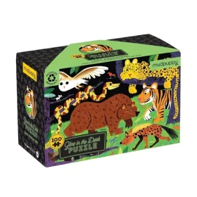 Mudpuppy Puzzle Predátori divočiny - svietia v tme