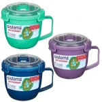Sistema Microwave Small soup mug Hrnček na polievku 565 ml mix farieb (9414202211422)