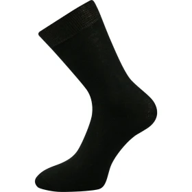 LONKA Ponožky dámské slabé FANY 100% bavlněné ČERNÉ (3 páry) 35-37 100909