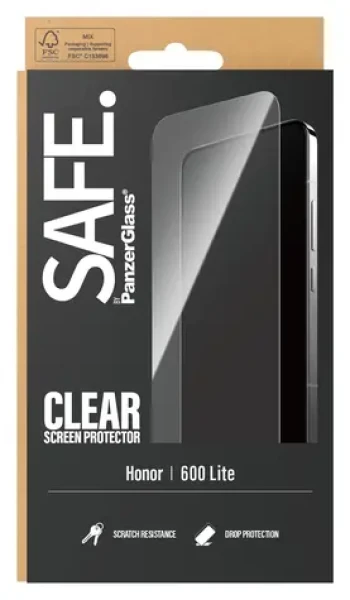 PanzerGlass SAFE pre Honor 600 Lite čierna / Tvrdené sklo / UWF (SA48921)