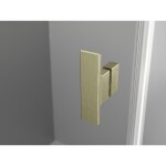 MEXEN/S - Mist-H L Duo sprchovací kút dvere krídlové 105 x 90, transparent, zlato kartáčovaná 8A5L-105L-090P-55-00