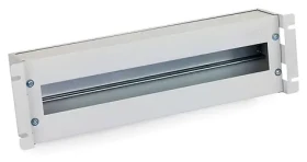 Triton 3U čierna / Isticová lišta s krytom / 19" / RAL 9005 (RAB-JL-X02-A1)