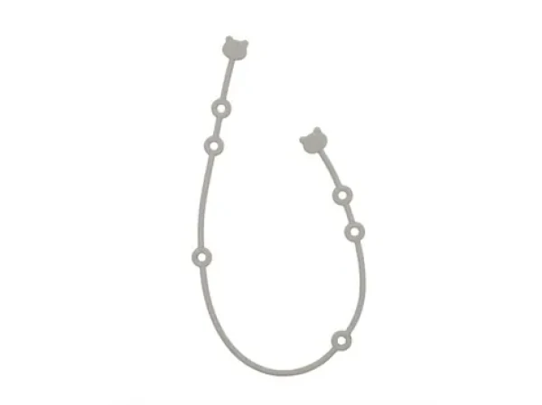 KikkaBoo Držiak na cumlík Platinum Silicone Sand (31302050005KB)