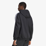 Mikina adidas Adicolor Oversize Full-Zip Hoodie Black XL