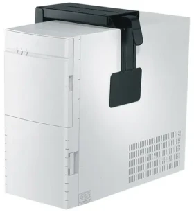 Neomounts CPU-D100BLACK čierna / držiak PC pod stôl / výška pc 30-53 cm / šírka pc 8-22 cm / nosnosť 30 kg (CPU-D100BLACK)