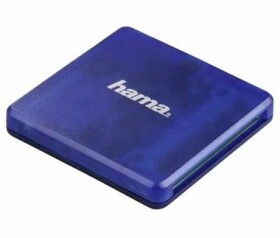 Hama 124131 USB 2.0 multi čítačka kariet modrá / SD / microSD / CF (124131-H)