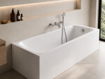 CERANO - Vaňa akrylátová Viola - obdĺžniková - biela - 150x70x41 CER-018451